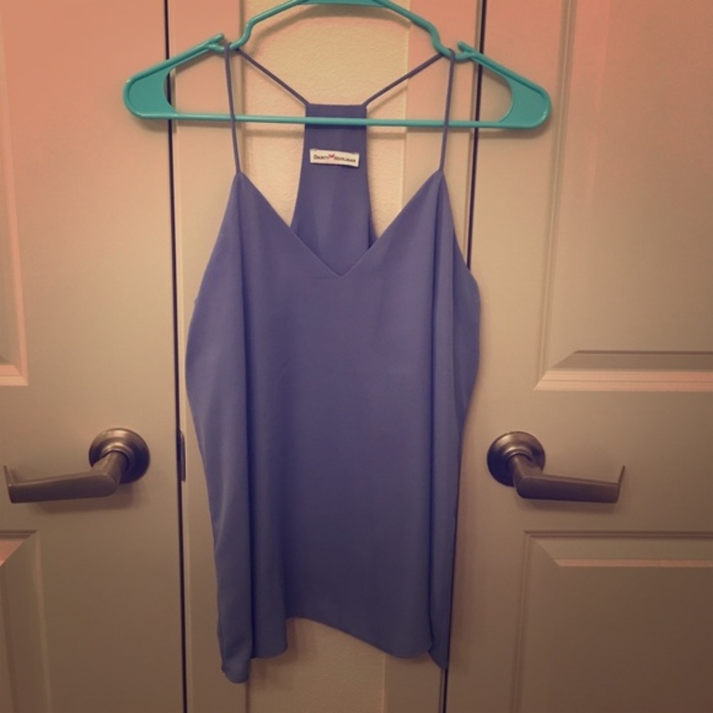 Cute periwinkle tank top